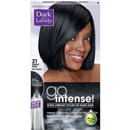 Dark and Lovely Soft Sheen-Carson Go Intense Ultra Vibrant Color On Dark Hair | gtworld.be 