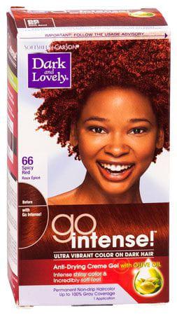 Dark and Lovely Soft Sheen-Carson Go Intense Ultra Vibrant Color On Dark Hair | gtworld.be 