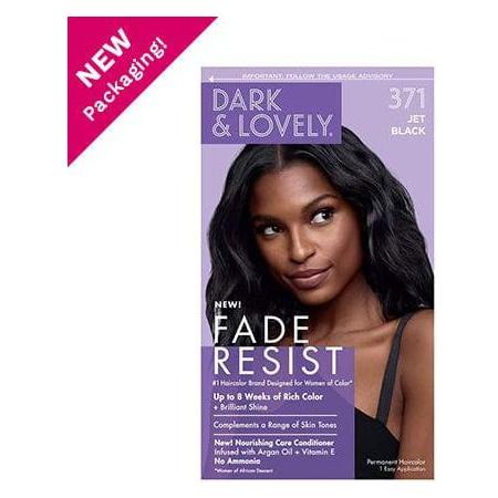 Dark and Lovely Health & Beauty 371 Jet Black Dark and Lovely Soft Sheen-Carson Fade Resist Rich Conditioning Color