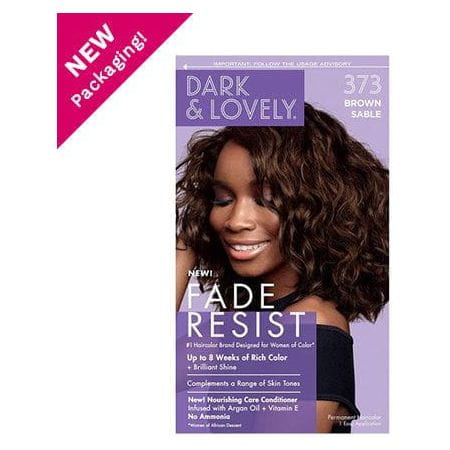 Dark and Lovely Health & Beauty 373 Brown Sable Dark and Lovely Soft Sheen-Carson Fade Resist Rich Conditioning Color