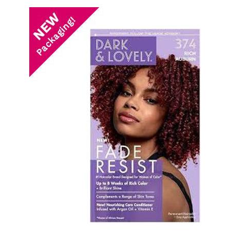 Dark and Lovely Health & Beauty 374 Rich Auburn Dark and Lovely Soft Sheen-Carson Fade Resist Rich Conditioning Color