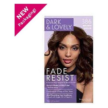 Dark and Lovely Health & Beauty 386 Brown Sugar Dark and Lovely Soft Sheen-Carson Fade Resist Rich Conditioning Color