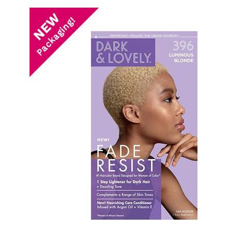 Dark and Lovely Health & Beauty 396 Luminous Blond Dark and Lovely Soft Sheen-Carson Fade Resist Rich Conditioning Color