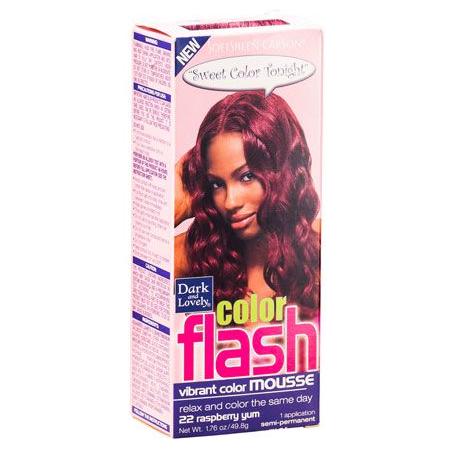 Dark and Lovely Health & Beauty Dark and Lovely Soft Sheen-Carson Color Flash Vibrant Color Mousse 1.76 oz