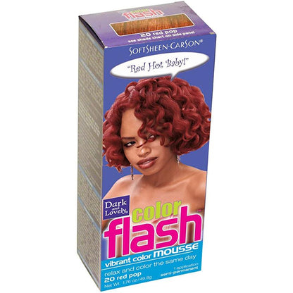 Dark and Lovely Soft Sheen - Carson Color Flash Vibrant Color Mousse 1.76 oz - Gtworld.de