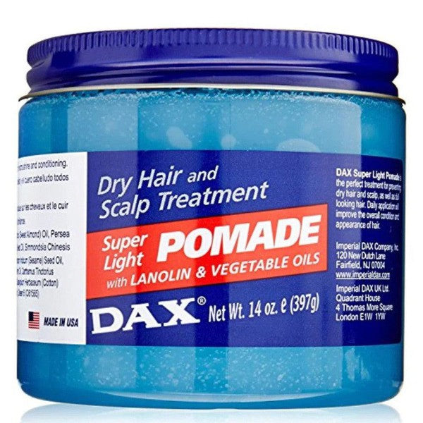 DAX Super Light POMADE with LANOLIN & VEGETABLE OILS  397g | gtworld.be 