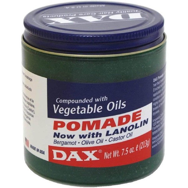 DAX Vegetable Oils POMADE Now with LANOLIN 213g | gtworld.be 