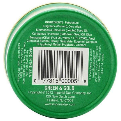 DAX Health & Beauty DAX Green and Gold Hair Wax 99g