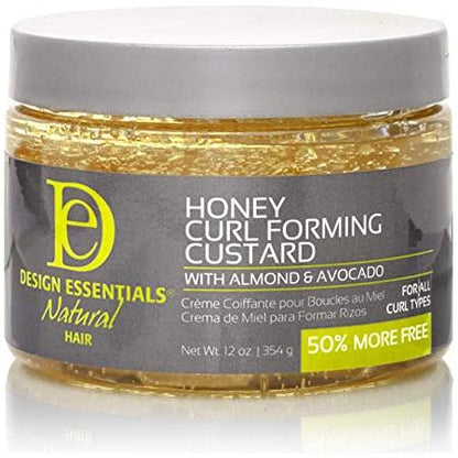 Design Essentials Almond & Avocado Honey Curl Forming Custard 12 oz - Gtworld.de