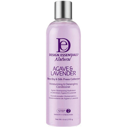 Design Essentials Agave & Lavender Moisturizing & Detangling Conditioner 12oz | gtworld.be 