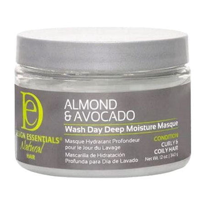 Design Essentials Health & Beauty Design Essentials Natural Almond & Avocado Wash Day Deep Moisture Masque 12oz