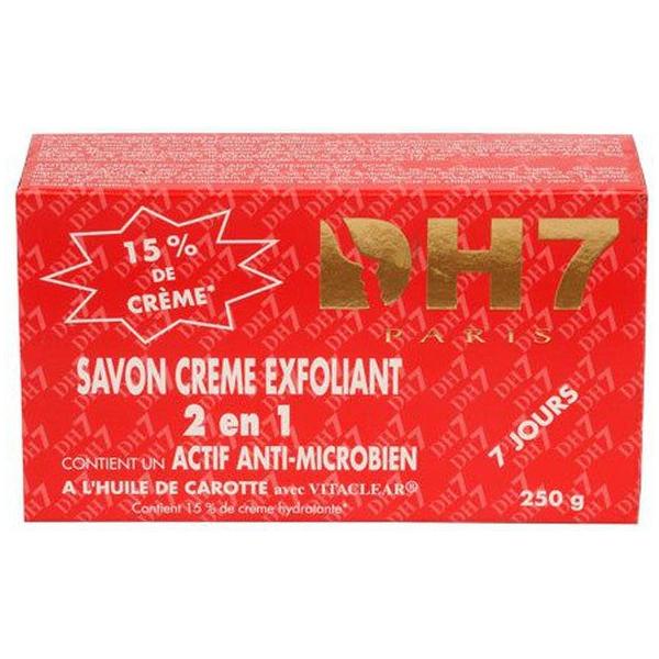 DH 7 Paris Health & Beauty DH7 Exfoliating Cream Soap 2in1 Carrot Oil and VITACLEAR 250g