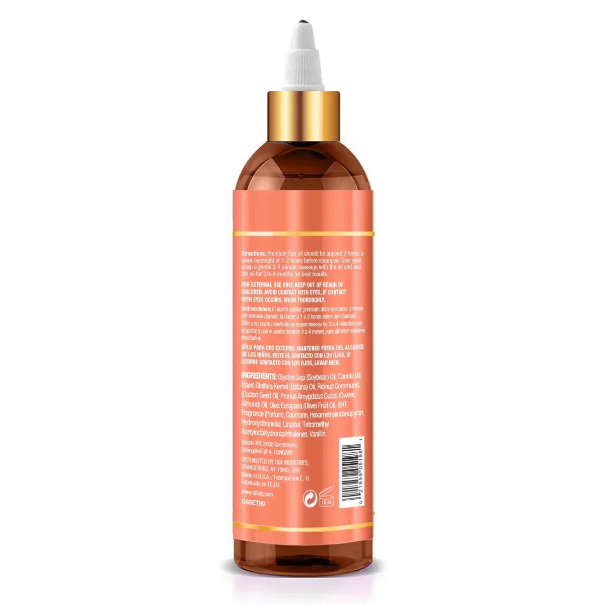 DiFeel Health & Beauty Difeel - Huile capillaire premium Batana (2.5/7.1/8) oz
