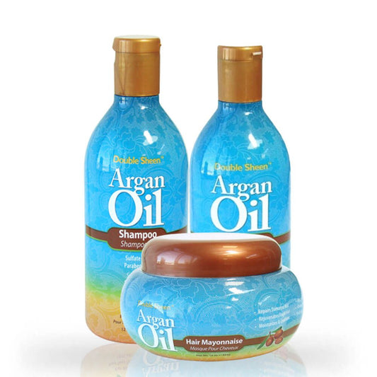 Double Sheen Double Sheen Hair Argan Oil Bundlle