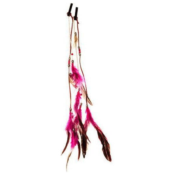 Dream Hair 2 Clip-In Feather Extensions 16"/40Cm Synthetic Hair, Feather Hairpiece