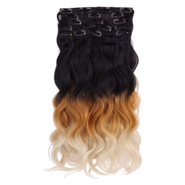 Dream Hair 8 Clip - In Ombre Extensions Kunsthaar - Gtworld.de