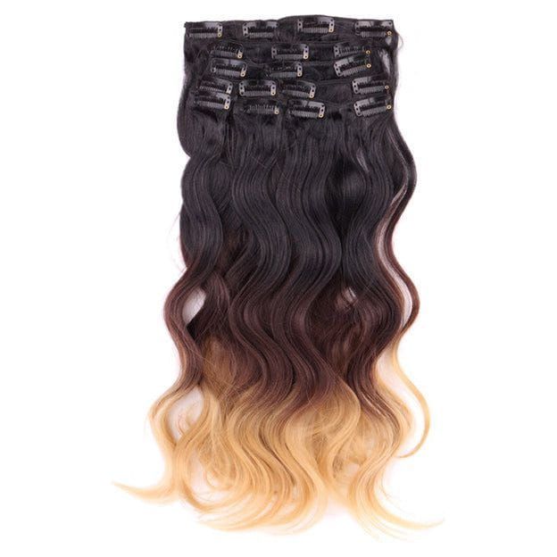 Dream Hair 8 Clip - In Ombre Extensions Kunsthaar - Gtworld.de