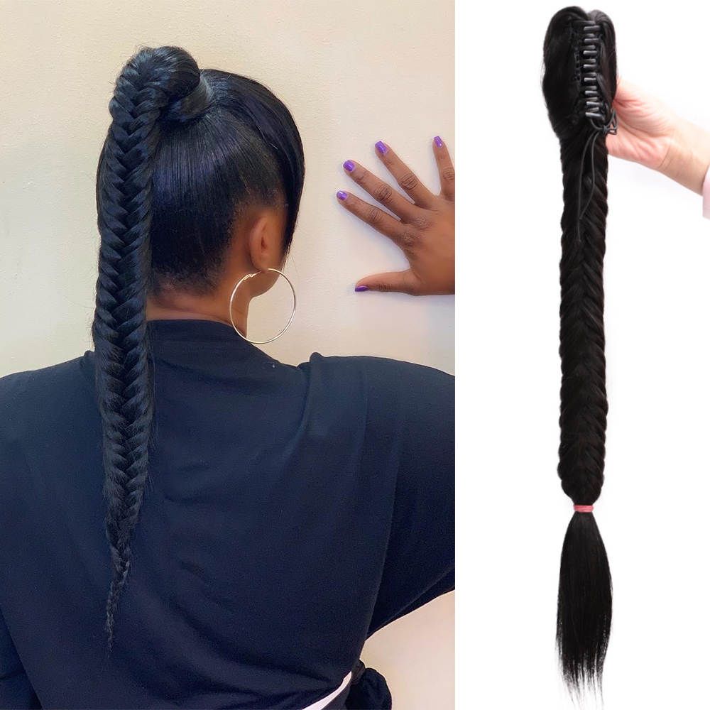 Dream Hair Claw Jaw Kinky Straight Ponytail 22" - Synthetic Hair - Gtworld.de