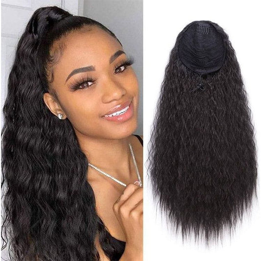 Dream Hair Curly Drawstring Ponytail 22" - Synthetic Hair - Gtworld.de