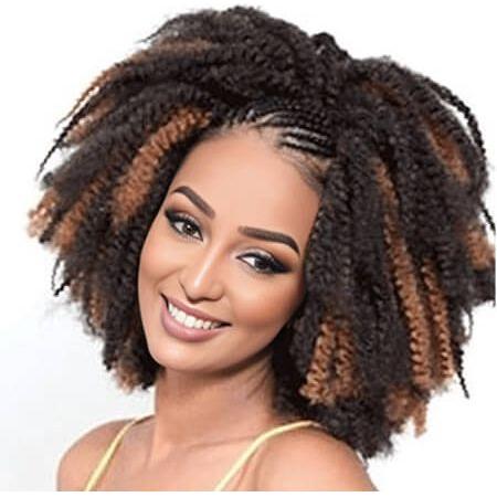 Dream Hair 3x Pre - Fluffed Afro Kinky Braid Kunsthaar 20'' / 24'' - Gtworld.de