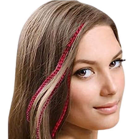 Dream Hair One Clip-In Feather Extensions Synthetic Hair, Feder Haarteil Kunshaa | gtworld.be 