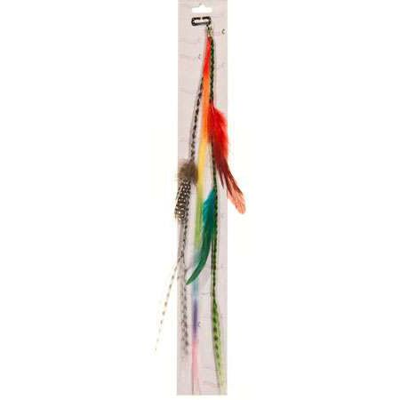 Dream Hair Dream Hair One Clip-In Feather Extensions Synthetic Hair, Feder Haarteil Kunstha