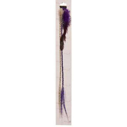 Dream Hair Dream Hair One Clip-In Feather Extensions Synthetic Hair, Feder Haarteil Kunstha