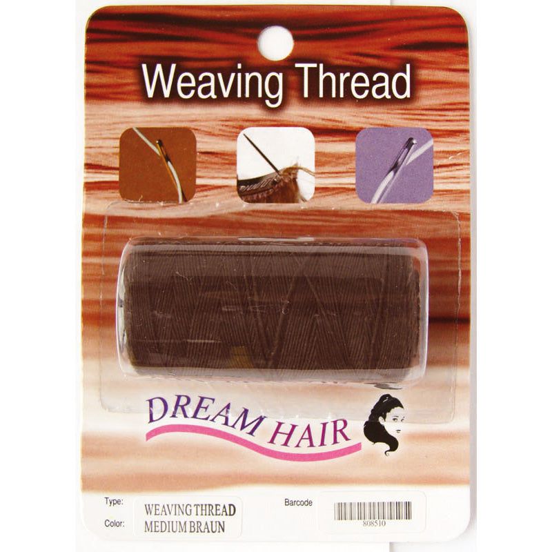 Dream Hair Weaving Thread, Medium Brown, 3cm | gtworld.be 