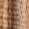 Dream Hair Health & Beauty 14" = 35 cm / Braun-Blond Mix #P4/27/613 Dream Hair Clip-In Extensions Set Deep Wave Human Hair, De vrais cheveux