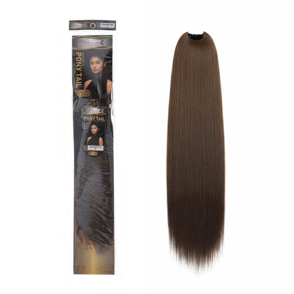 Dream Hair Health & Beauty 4 Dream Hair Human Hair Ponytail Straight 18"