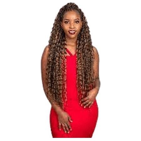 Dream Hair Health & Beauty Braun Mix Ombré #T33/27 Dream Hair S-Mega Weft Braids 20"/50cm Synthetic Hair