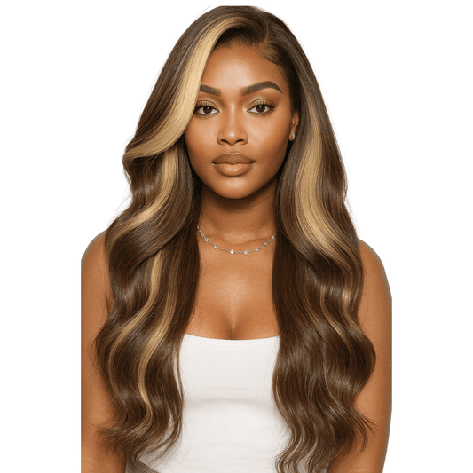 Dream Hair Health & Beauty Dream Hair 6 CH Indian Virgin Lace Front Wig 18" N263 Style 2