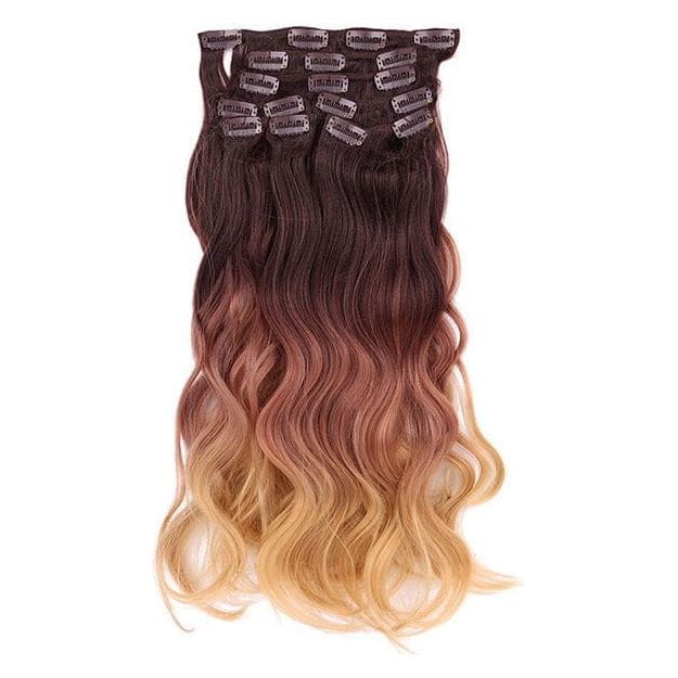 Dream Hair Health & Beauty Dream Hair 8 Clip-In Ombre Extensions Synthetic Hair