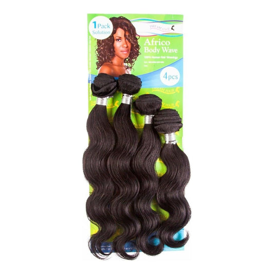 Dream Hair Health & Beauty Dream Hair Africo Body Wave Human Hair (4pcs)