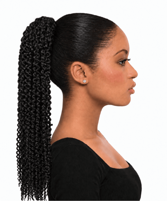 Dream Hair Health & Beauty Dream Hair Afro Kinky Curly Ponytail 18" - Synthetic Hair