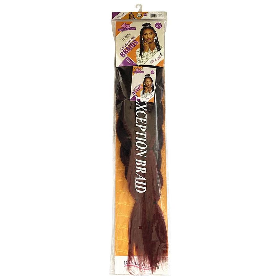 Dream Hair Health & Beauty Dream Hair Braids Exception 4x Pre Stretched 100% synthetic hair 4 pcs, 170g