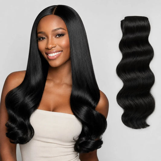 Dream Hair Health & Beauty Dream Hair H&S Living Body Wavy Human & Premium Synthetic Hair