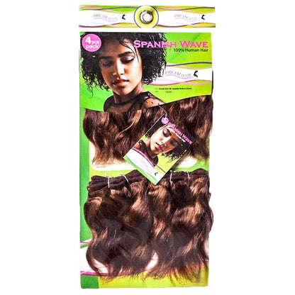 Dream Hair Health & Beauty Dream Hair ML Spanische Welle 8 Cheveux humains (4 pièces/paquet)