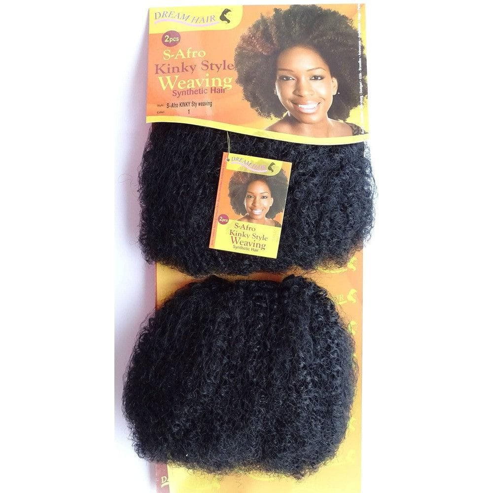 Dream Hair Health & Beauty Dream Hair S-Afro Kinky Style Weaving Cheveux synthétiques  (2 Pcs.)