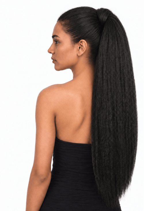 Dream Hair Health & Beauty Dream Hair Yaki Straight Wave Ponytail 24" - Synthetic Hair