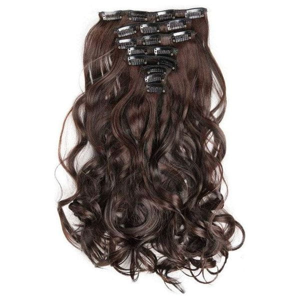 Dream Hair Health & Beauty S-Syn High Temp Brazilian Wave 8 Pcs & 17 Clips On 18:8