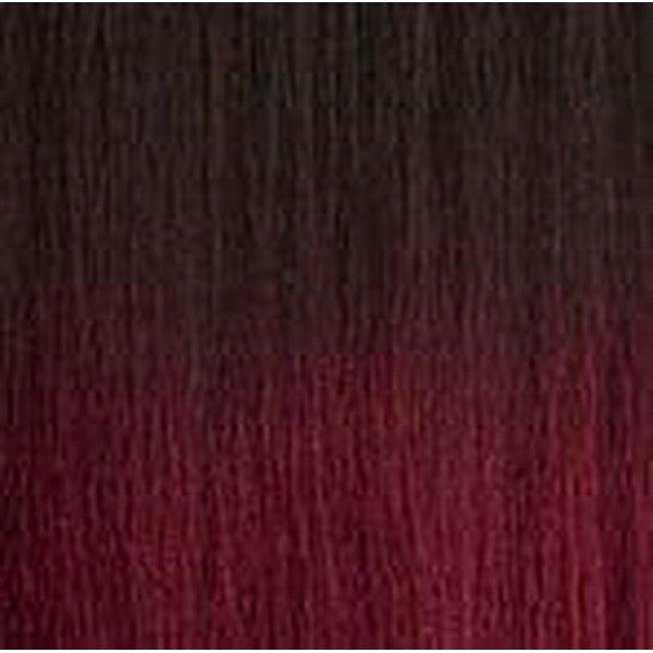 Dream Hair Health & Beauty Schwarz-Burgundy Mix Ombré #T1B/Burg S-Senegal 500 Bulk 24