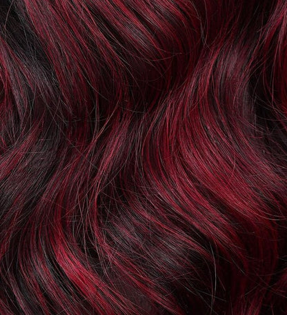 Dream Hair Health & Beauty Schwarz-Rot #P1B/99J Dream Hair Perruque Beauty Girl Cheveux Synthétiques