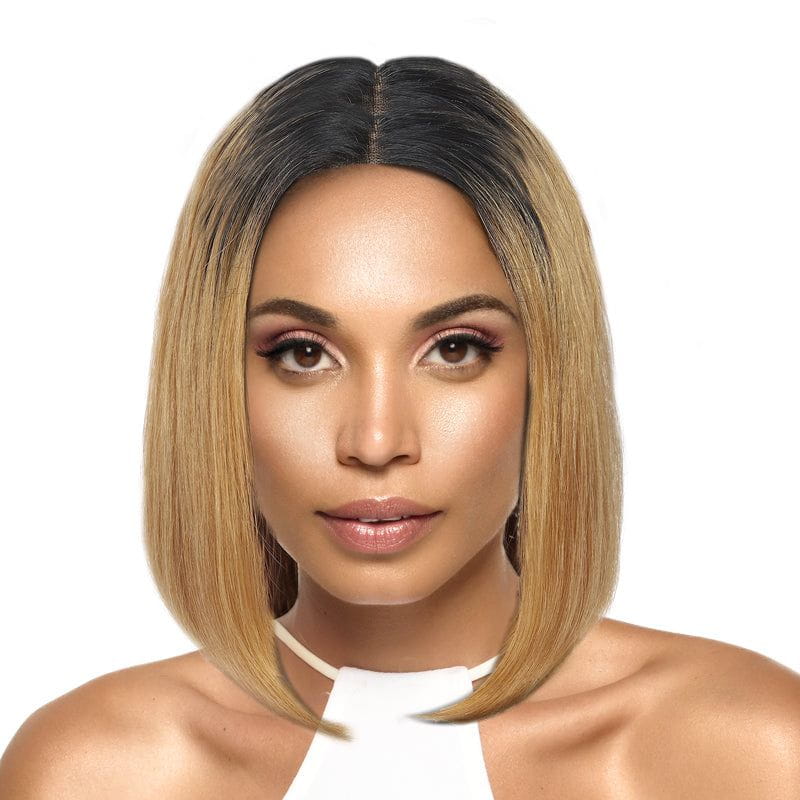 Natural Brazilian Front Lace Wig Becky T1B/27 | gtworld.be 