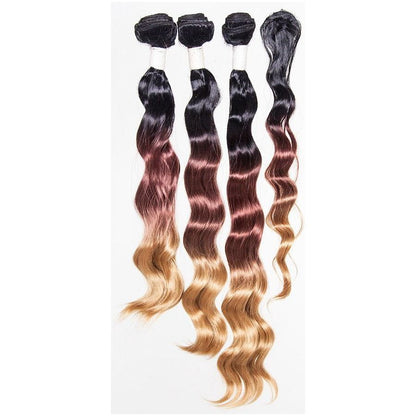 Dream Hair Ombre Kunsthaar Tressen 4Pcs - Gtworld.de