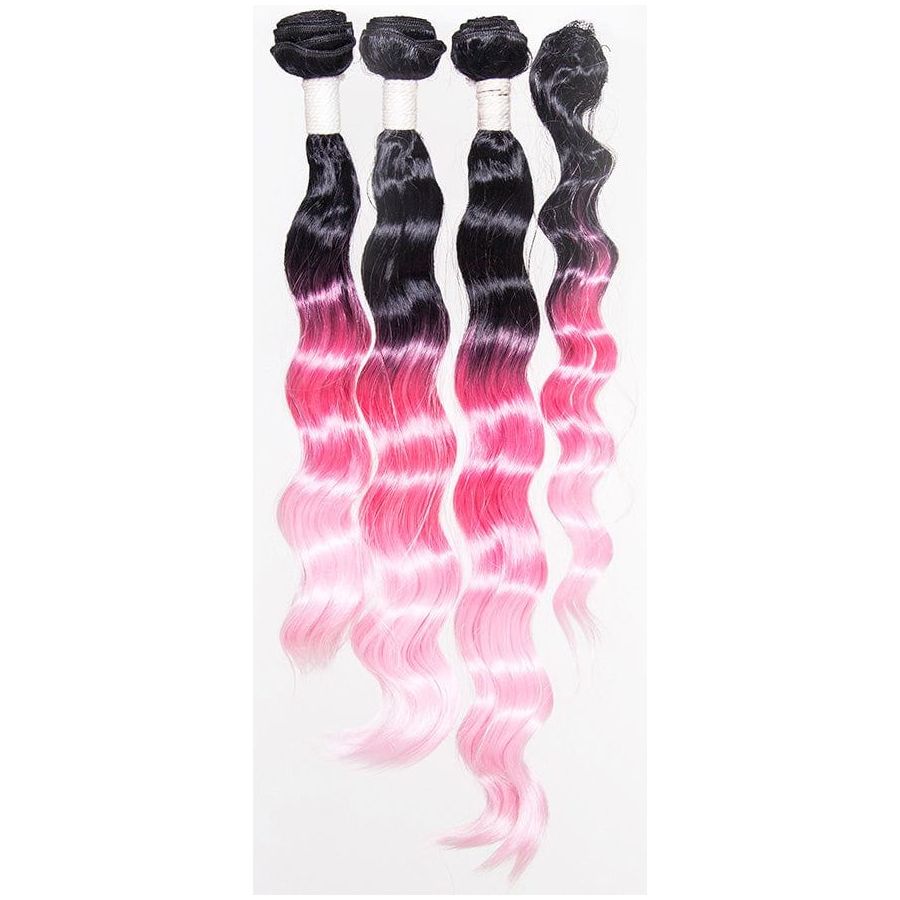 Dream Hair Ombre Kunsthaar Tressen 4Pcs - Gtworld.de