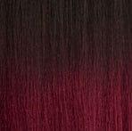 Dream Hair Schwarz-Burgundy Mix Ombré #T1B/Burg Dream Hair Soft Dread Locks 16"/40cm Synthetic Hair