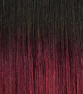 Dream Hair Schwarz-Rot Mix Ombré #T1B/530 Dream Hair S-Butterfly Locks 18'' _  Crochet Braid