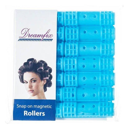 Dreamfix Dreamfix Df Magnetic Snap On Rollers A Small Blue 14 pcs/pack