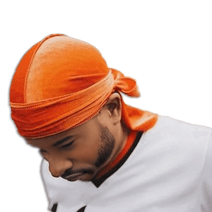 Dreamfix Dreamfix Durag Samt: Orange